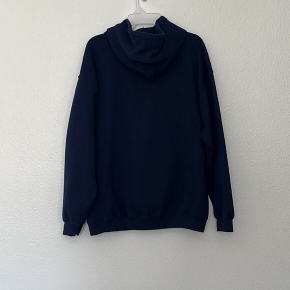 Bush Gardens Unisex Large Hoodie Blue white - Picture 8 of 9